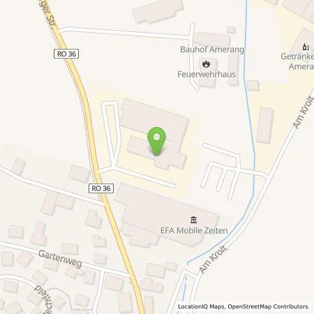 Standortübersicht der Tankstelle Advantest Europe GmbH in 83123 Amerang