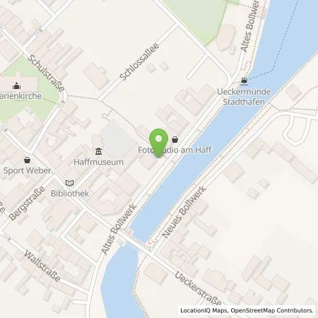 Standortübersicht der Tankstelle Stadt Seebad Ueckermünde, Kommune in 17373 Ueckermünde
