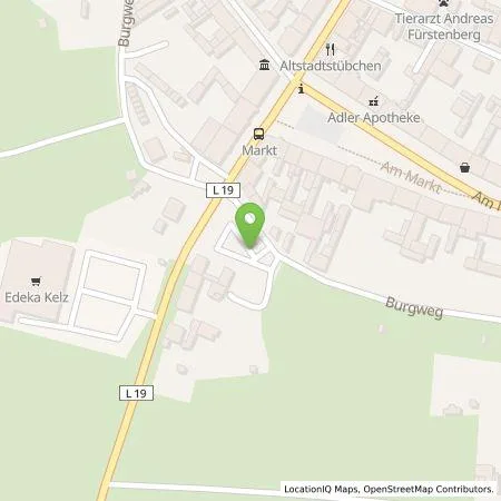 Standortübersicht der Tankstelle Stadt Kremmen in 16766 Kremmen