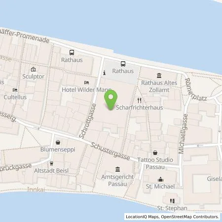 Standortübersicht der Tankstelle Stadtwerke Passau GmbH in 94032 Passau