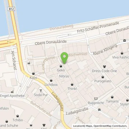 Standortübersicht der Tankstelle Stadtwerke Passau GmbH in 94032 Passau