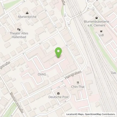 Standortübersicht der Tankstelle Oberhessische Versorgungsbetriebe AG in 61169 Friedberg (Hessen)