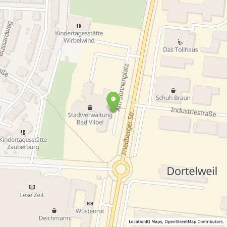 Standortübersicht der Tankstelle Stadtwerke Bad Vilbel GmbH in 61118 Bad Vilbel