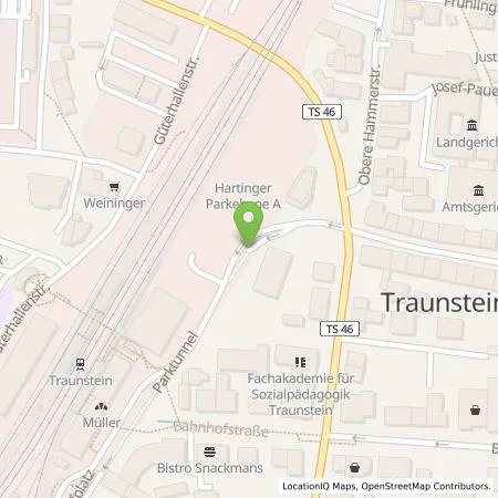 Standortübersicht der Tankstelle Stadtwerke Traunstein GmbH & Co. KG in 83278 Traunstein