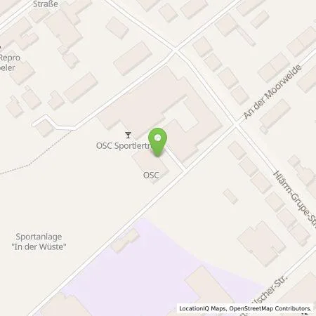 Standortübersicht der Tankstelle Q1 Energie AG in 49080 Osnabrück