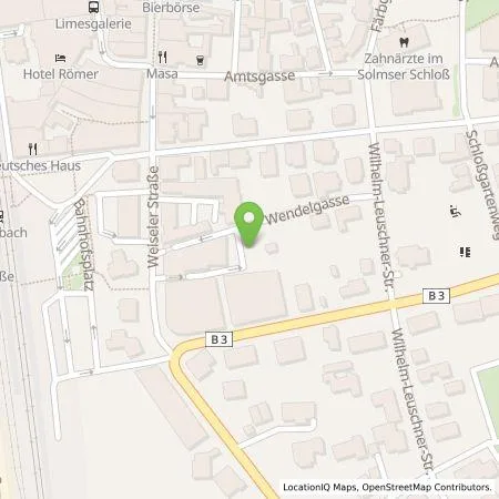 Standortübersicht der Tankstelle Oberhessische Versorgungsbetriebe AG in 35510 Butzbach