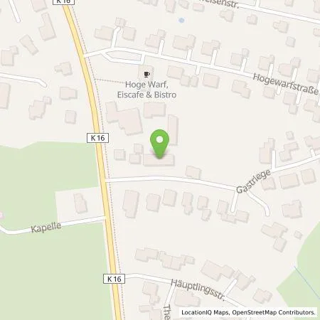 Standortübersicht der Tankstelle Wirelane GmbH in 26427 Werdum