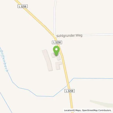 Standortübersicht der Tankstelle Wirelane GmbH in 36160 Dipperz