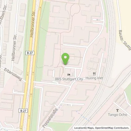 Standortübersicht der Tankstelle Wirelane GmbH in 70191 Stuttgart