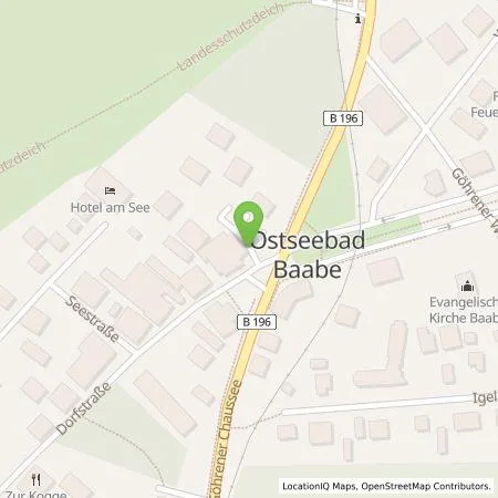 Standortübersicht der Tankstelle Wirelane GmbH in 18586 Baabe