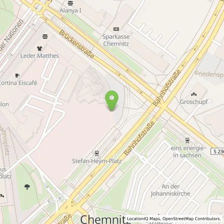 Standortübersicht der Tankstelle Wirelane GmbH in 09111 Chemnitz