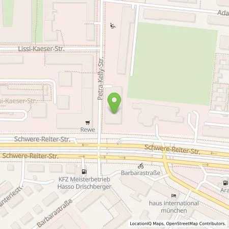 Standortübersicht der Tankstelle Wirelane GmbH in 80797 München