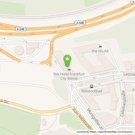 Standortübersicht der Tankstelle Wirelane GmbH in 60486 Frankfurt am Main