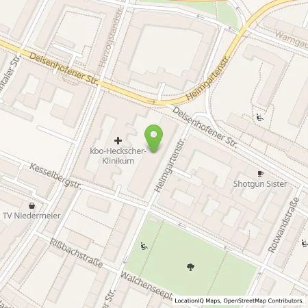 Standortübersicht der Tankstelle Wirelane GmbH in 81539 München