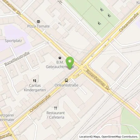 Standortübersicht der Tankstelle Wirelane GmbH in 81669 München