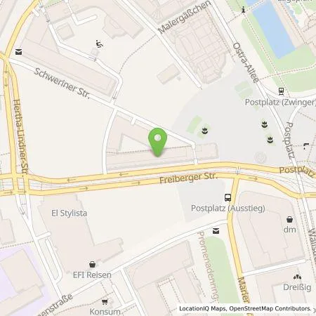 Standortübersicht der Tankstelle Wirelane GmbH in 01067 Dresden