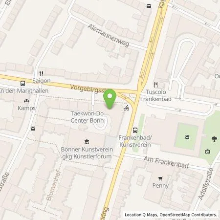 Standortübersicht der Tankstelle Wirelane GmbH in 53119 Bonn