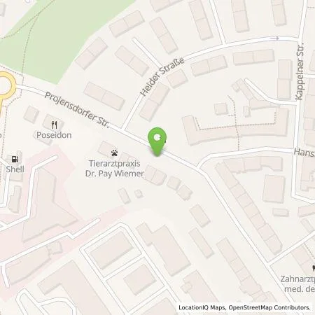 Standortübersicht der Tankstelle On Charge GmbH in 24106 Kiel