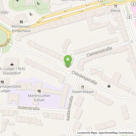 Standortübersicht der Tankstelle On Charge GmbH in 40225 Düsseldorf