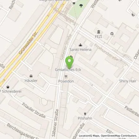 Standortübersicht der Tankstelle SWM Versorgungs GmbH in 81457 München