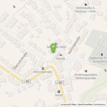 Standortübersicht der Tankstelle On Charge GmbH in 45289 Essen