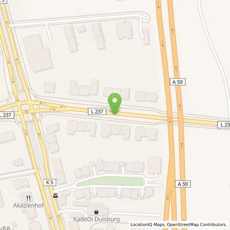 Standortübersicht der Tankstelle On Charge GmbH in 47053 Duisburg