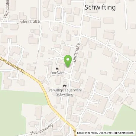 Standortübersicht der Tankstelle On Charge GmbH in 86940 Schwifting