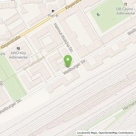 Standortübersicht der Tankstelle On Charge GmbH in 60326 Frankfurt am Main