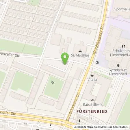 Standortübersicht der Tankstelle SWM Versorgungs GmbH in 81475 München