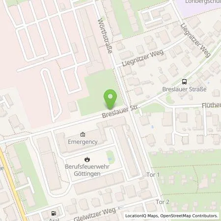 Standortübersicht der Tankstelle On Charge GmbH in 37085 Göttingen