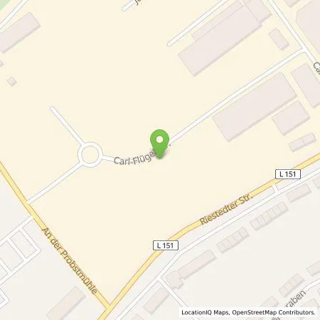 Standortübersicht der Tankstelle On Charge GmbH in 06526 Sangerhausen