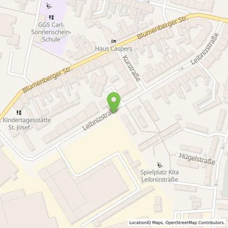 Standortübersicht der Tankstelle On Charge GmbH in 41061 Mönchengladbach