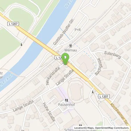 Standortübersicht der Tankstelle Wirelane Public I GmbH in 73249 Wernau