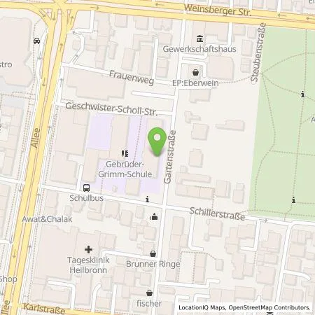 Standortübersicht der Tankstelle Wirelane Public I GmbH in 74072 Heilbronn