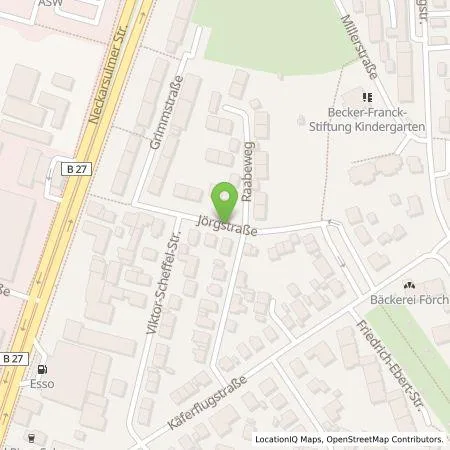 Standortübersicht der Tankstelle Wirelane Public I GmbH in 74080 Heilbronn