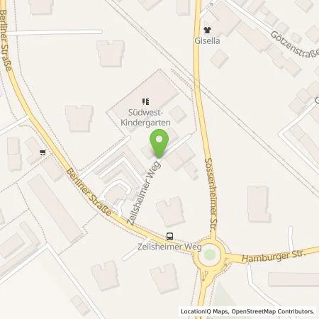 Standortübersicht der Tankstelle Shell Deutschland GmbH in 65760 Eschborn