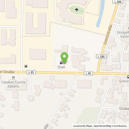 Standortübersicht der Tankstelle Shell Deutschland GmbH in 40724 Hilden