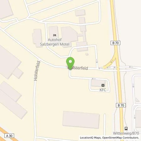 Standortübersicht der Tankstelle Shell Deutschland GmbH in 48499 Salzbergen