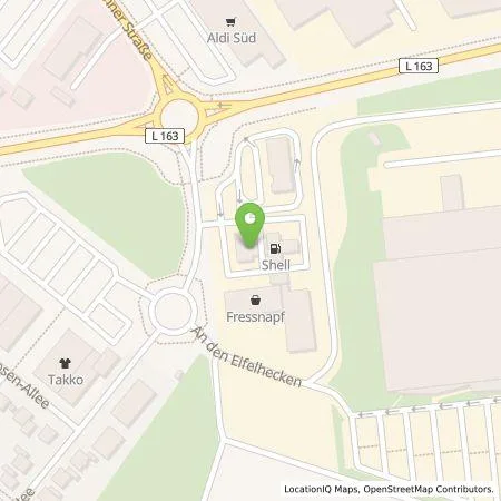 Standortübersicht der Tankstelle Shell Deutschland GmbH in 53919 Weilerswist