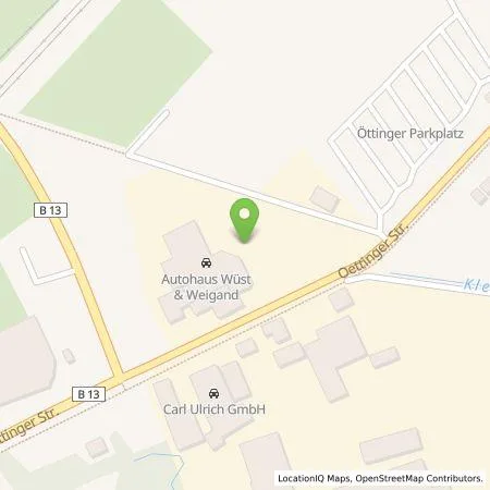 Standortübersicht der Tankstelle Pariamus GmbH in 91710 Gunzenhausen