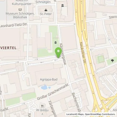 Standortübersicht der Tankstelle TankE GmbH in 50676 Köln