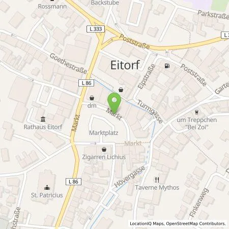 Standortübersicht der Tankstelle BürgerEnergie Rhein-Sieg eG in 53783 Eitorf