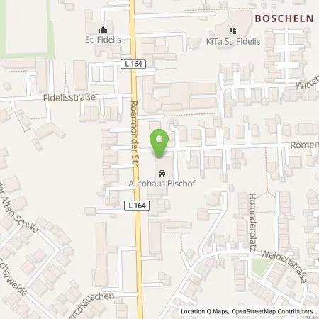 Standortübersicht der Tankstelle Autohaus Bischof GmbH & Co. KG in 52531 Übach-Palenberg