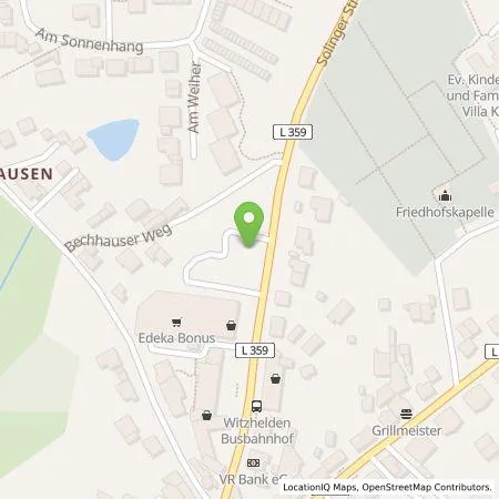 Standortübersicht der Tankstelle LEH BONUS OHG in 42799 Leichlingen