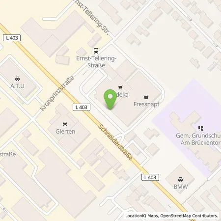 Standortübersicht der Tankstelle Lukas Herweg e.K. in 40764 Langenfeld