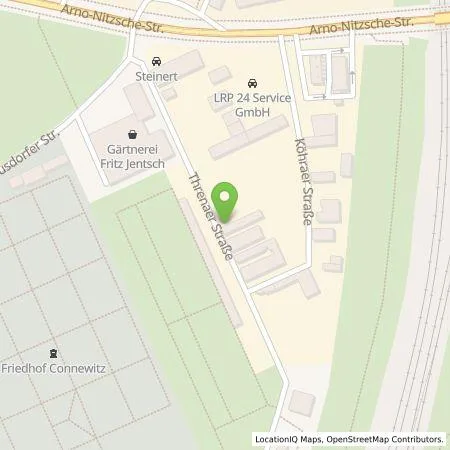 Standortübersicht der Tankstelle W+S Sanitärtechnik in 04277 Leipzig