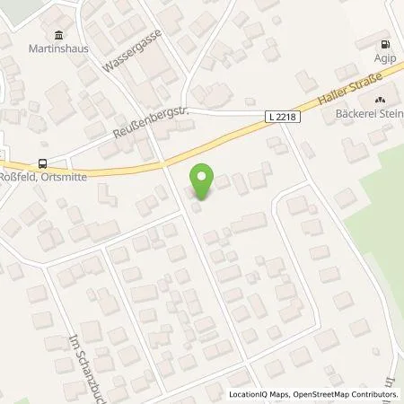 Standortübersicht der Tankstelle MArtin Binder in 74564 Crailsheim