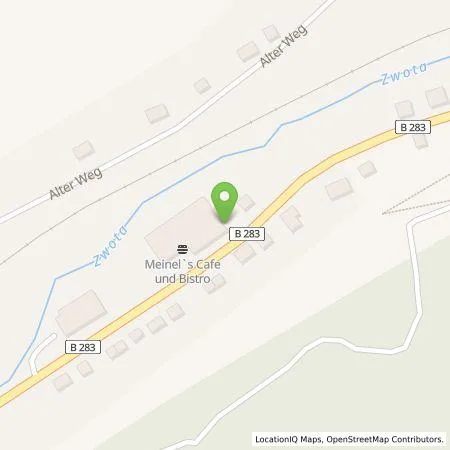 Standortübersicht der Tankstelle Solartec in 08267 Klingenthal OT Zwota