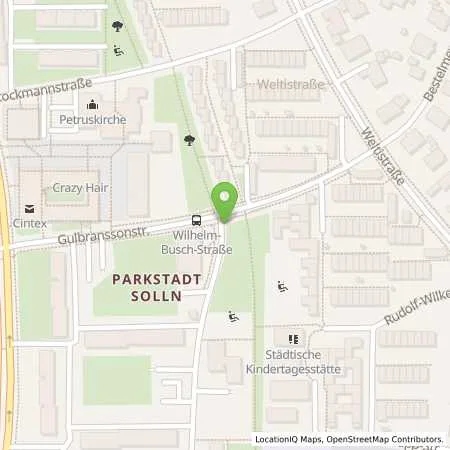 Standortübersicht der Tankstelle SWM Versorgungs GmbH in 81477 München