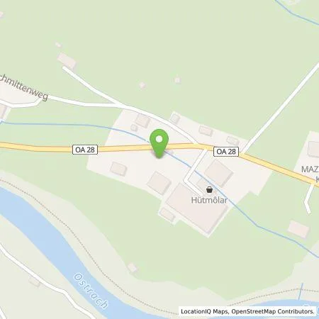 Standortübersicht der Tankstelle Wellness-Ferienwohnungen Obere Mühle in 87541 Bad Hindelang